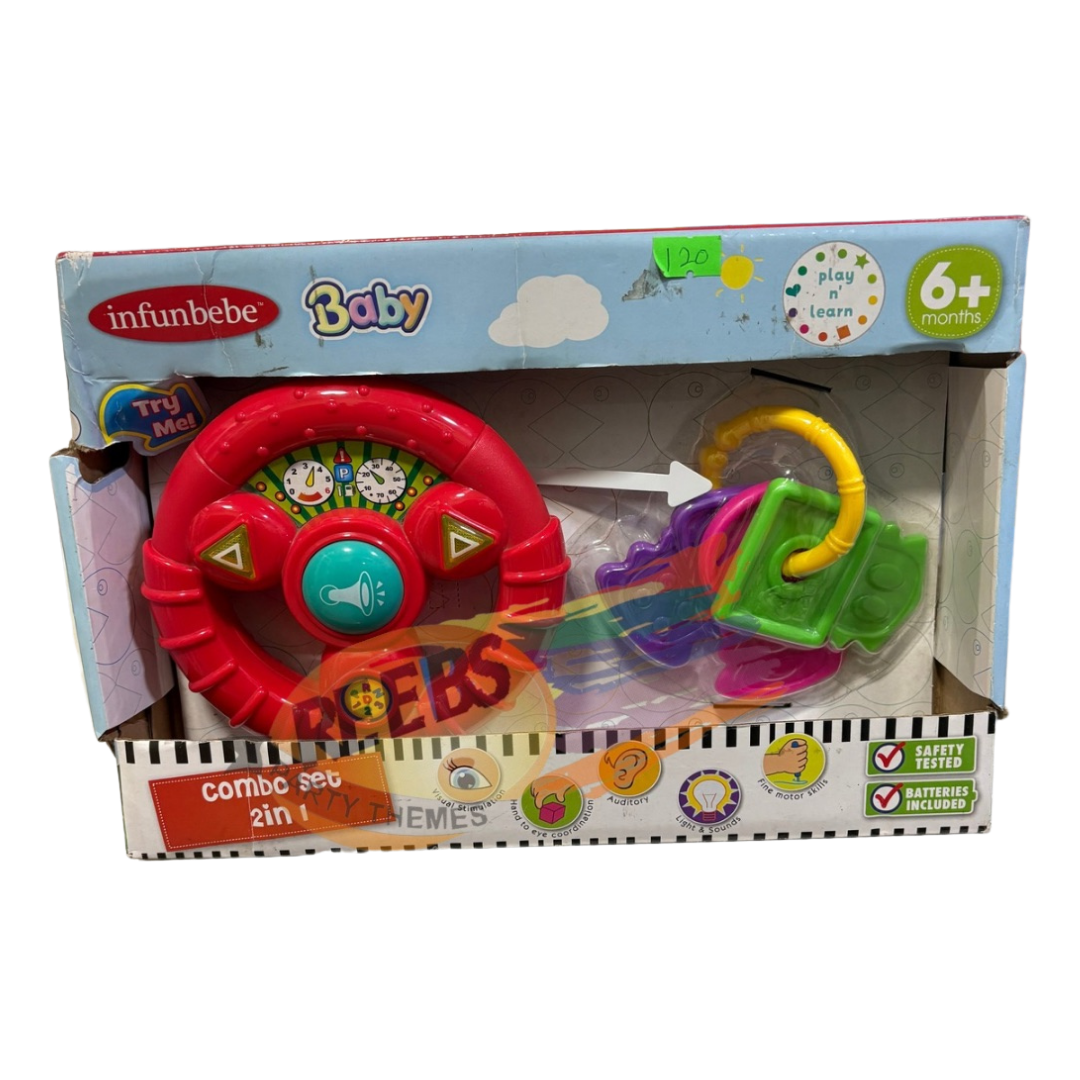 Baby combo steering wheel play set